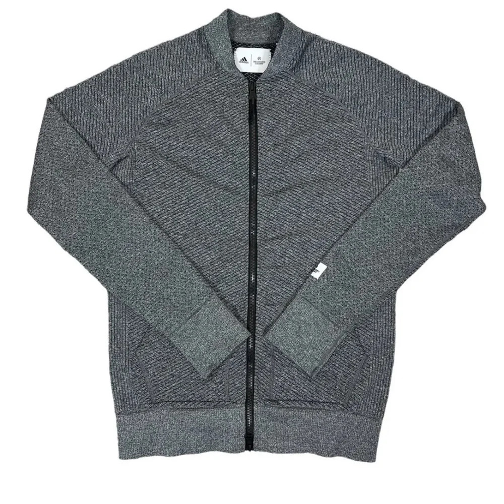 𝅺adidas x Reigning Champ Women's Full Zip PrimeKnit Bomber Jacket XSmall